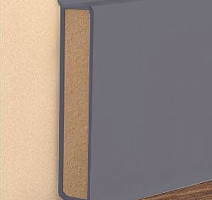 Плинтус Плинтус Dollken Cubu Flex Life 100 1209 anthracite фото 1 | FLOORDEALER